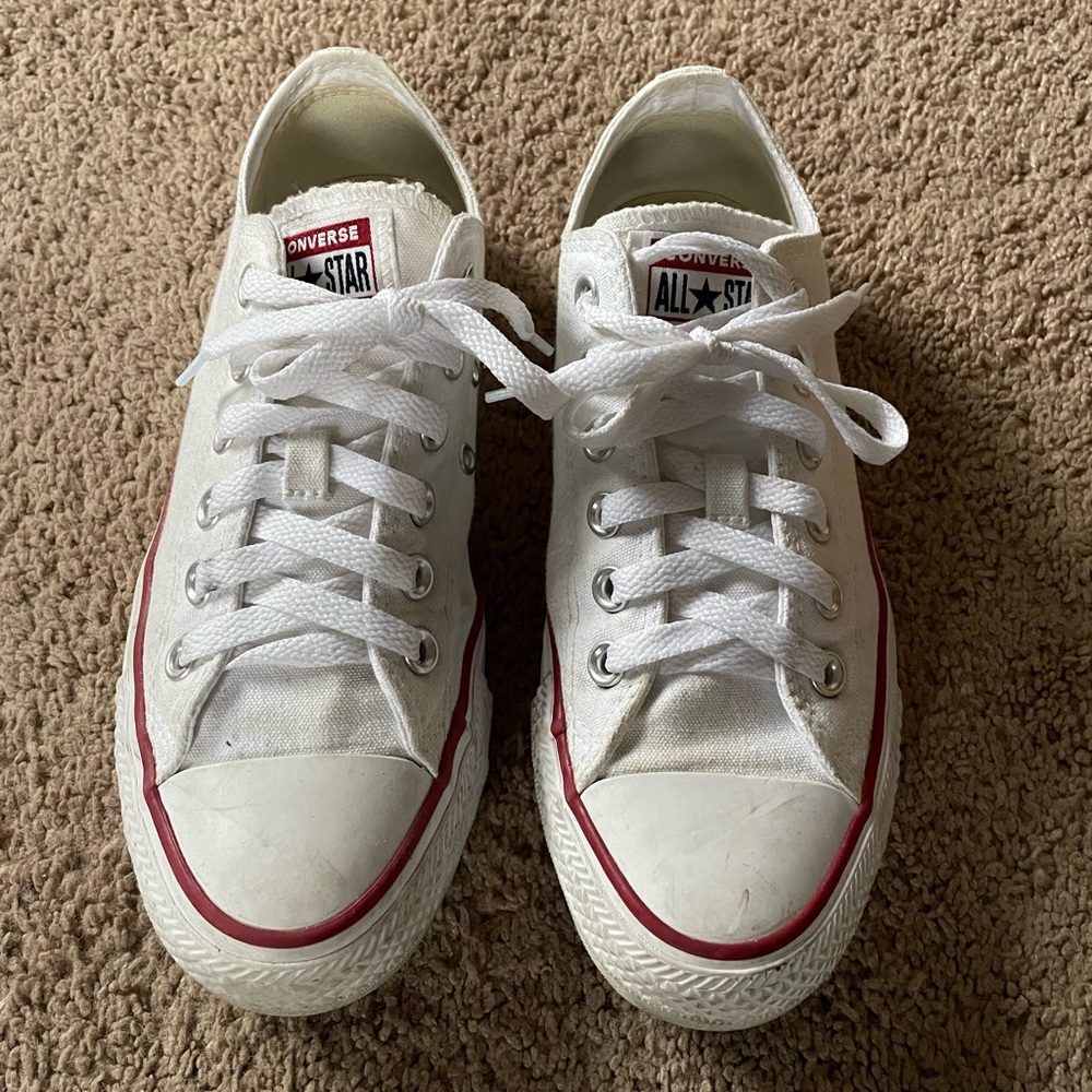 Converse Women’s White Low Top Sneakers